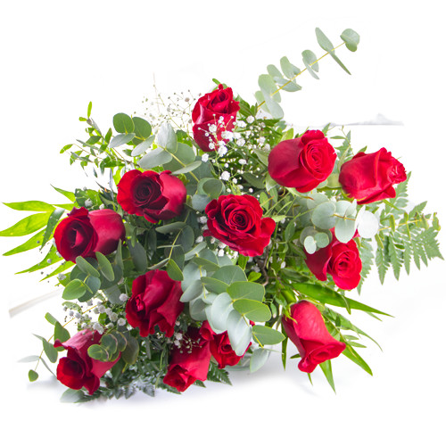 Ramo 12 rosas rojas para regalar | Arte Floral Sweet Carolina